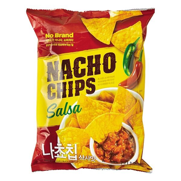 Snack giòn nacho chips no brand gói 155g