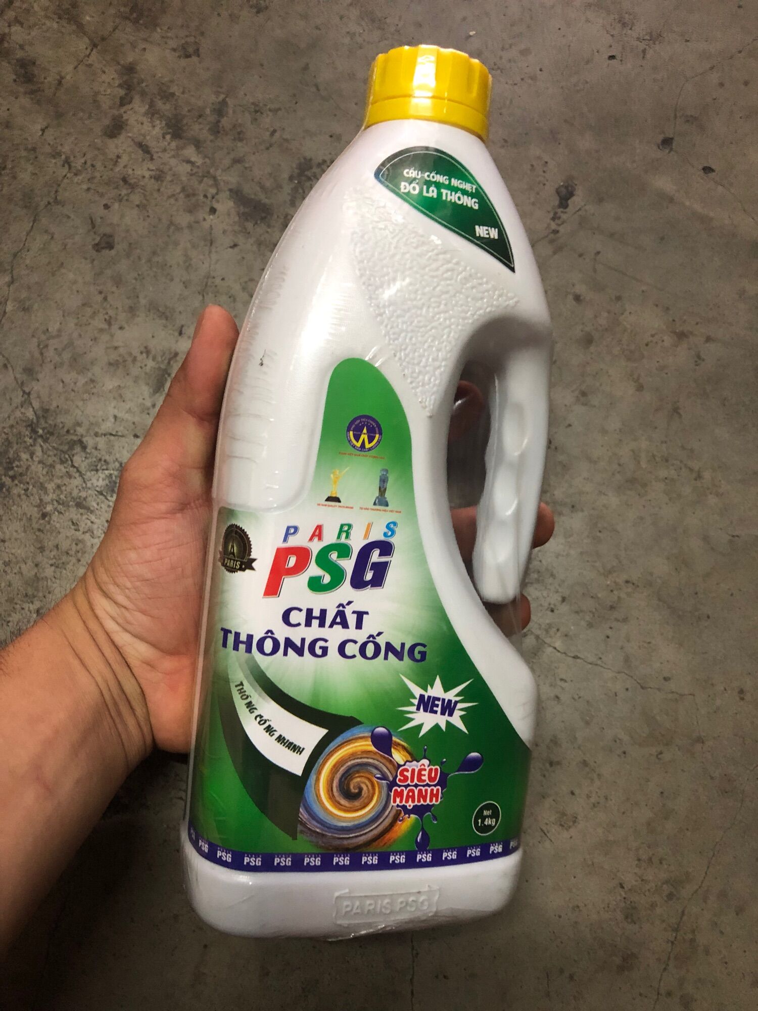 Chất thông cống - thông cầu chóng tắc nghẽn siêu mạnh psg