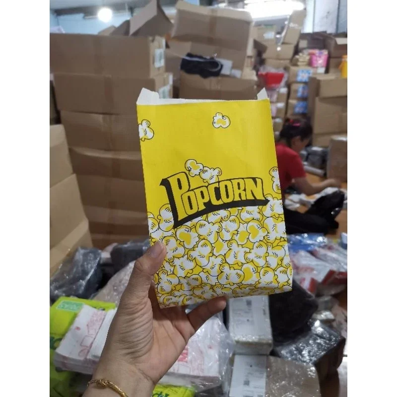 100 Túi Đựng Bắp Rang Bơ Popcorn