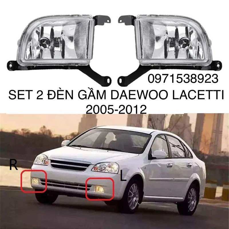 Set 2 đèn gầm daewoo lacetti 2005-2012 cao cấp giá rẻ