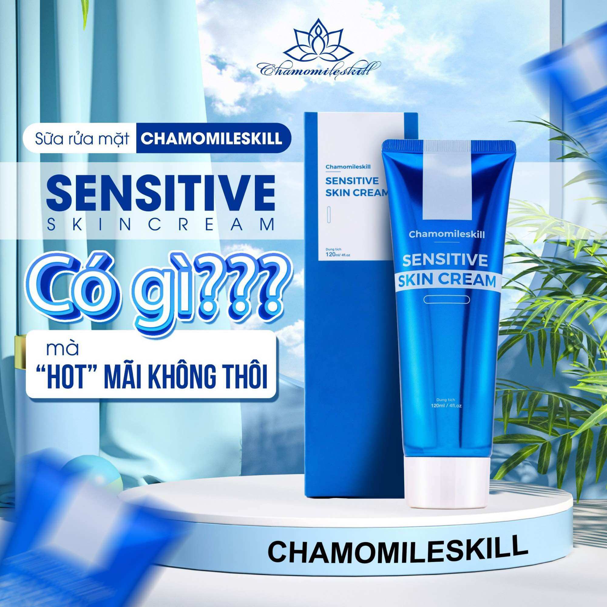 Sữa Rửa Mặt Chamomileskill Tặng Quà Kèm Theo