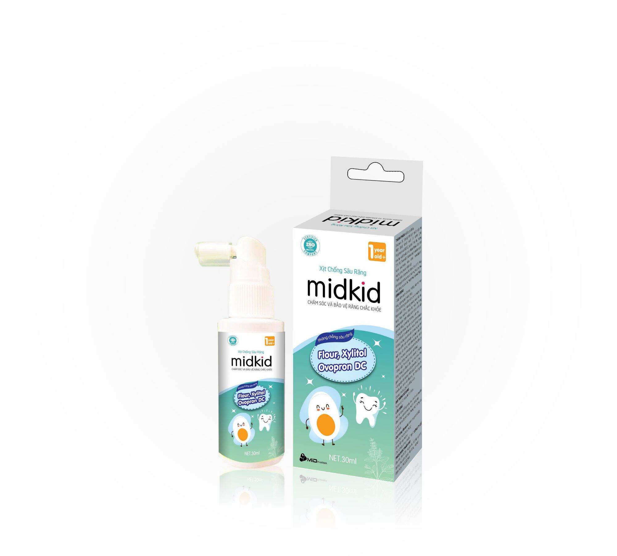 [Hàng chính hãng] xịt chống sâu răng Midkid