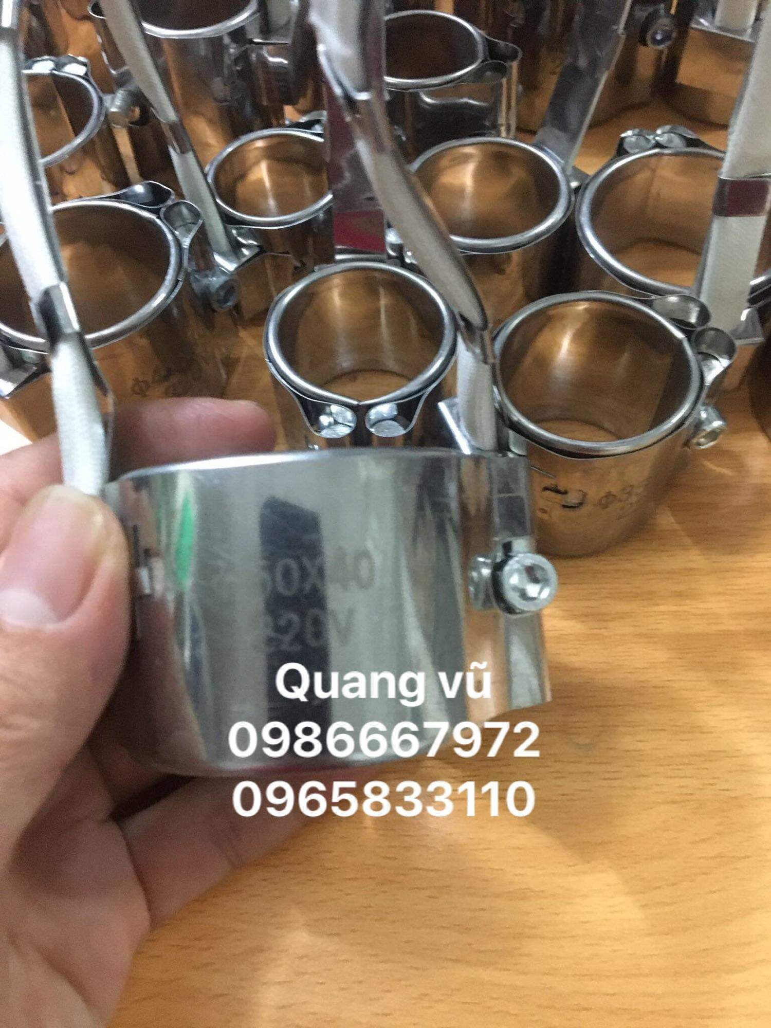 Vòng gia nhiệt ,vòng ốp nhiệt phi 50 điện 220v