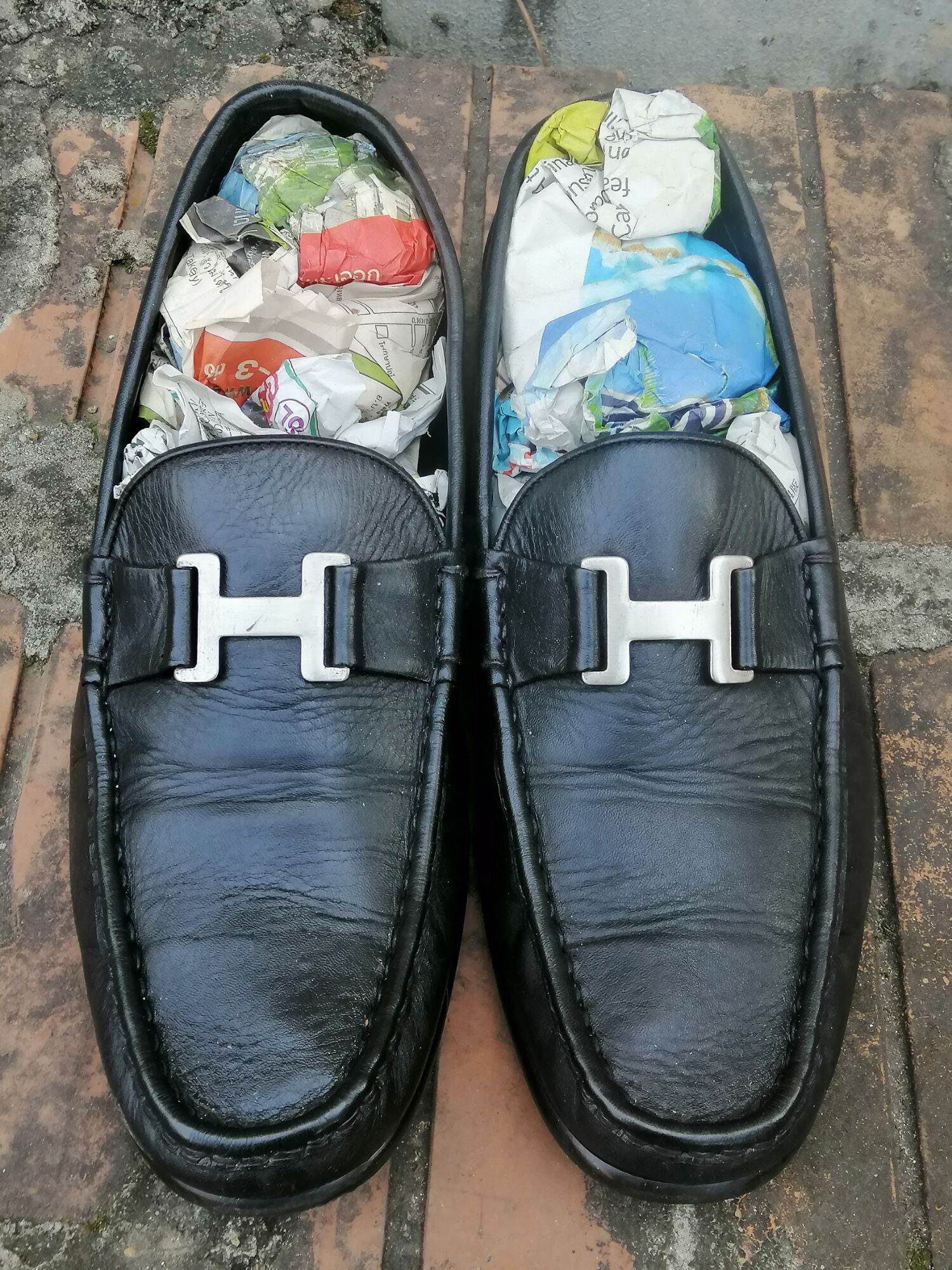 Giầy lười nam hiệu Hermes của Pháp