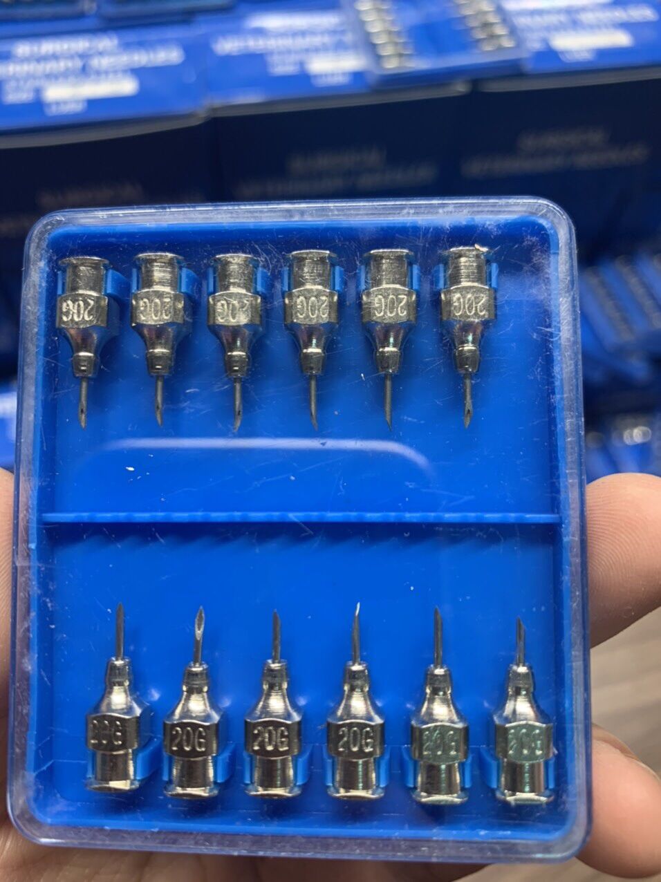 12 kim tiêm thú y - kim tiêm gia cầm gà vịt 20 g 22g
