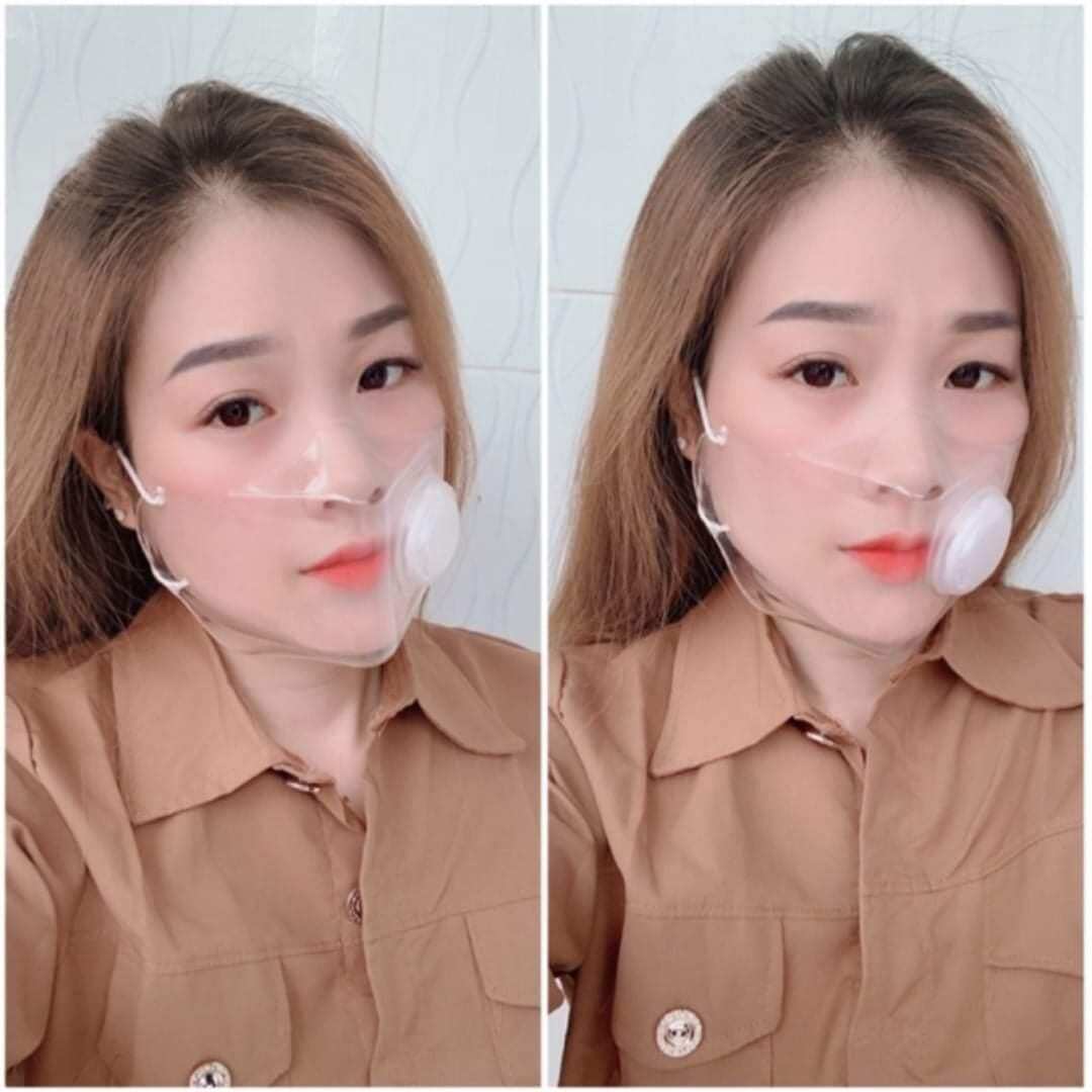 Khẩu Trang Trong Suốt VN68 Chính Hãng - 4 Màu Sử dụng được lâu