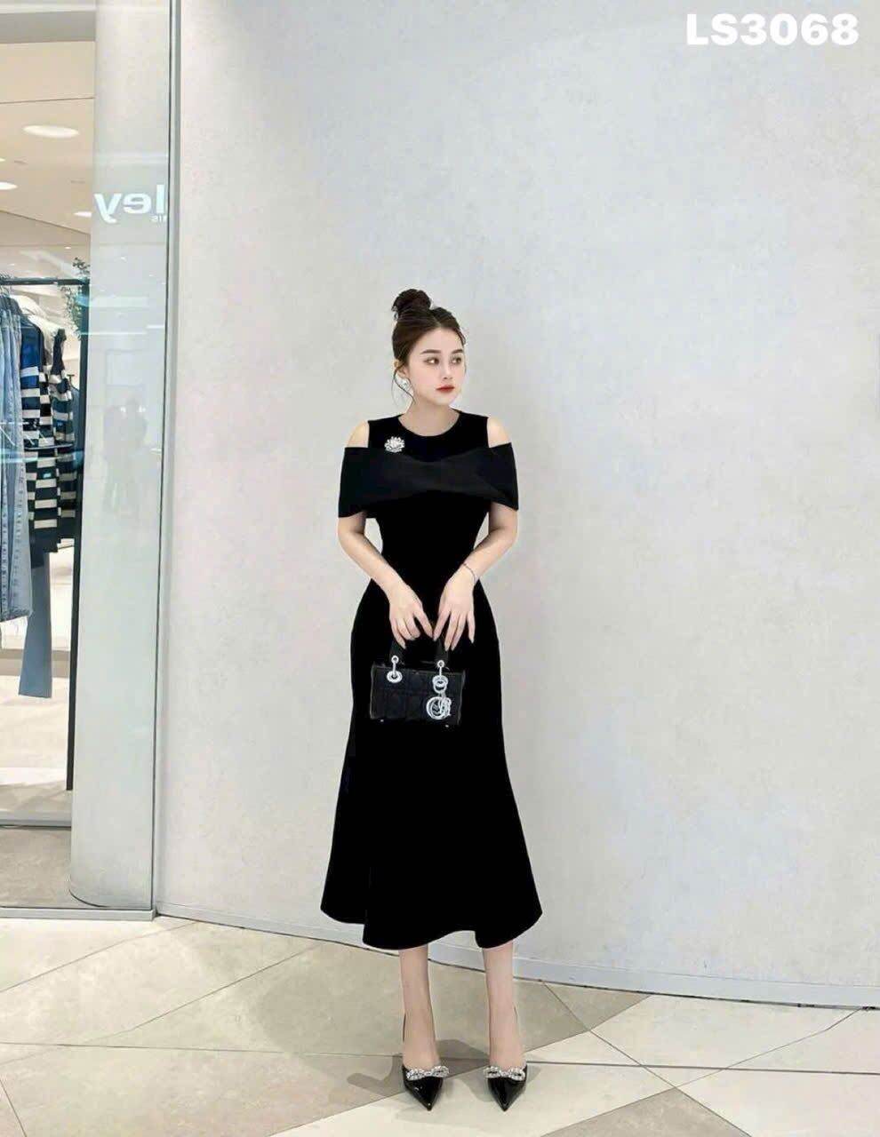 Đầm Đuôi Cá Cổ Choàng Kèm Phụ Kiện Sang Trọng - Glady G63 - Đầm Dạ Hội Dự Tiệc Sang Trọng Quý Phái
