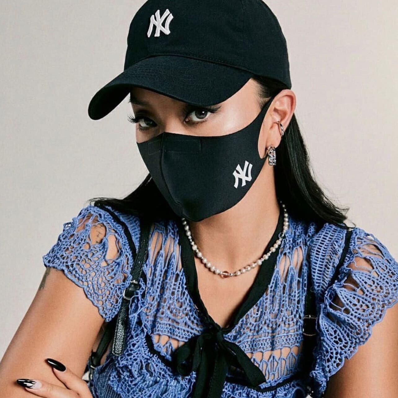 Nón MLB N.Y roockie ball Black (hàng xuất chuẩn)