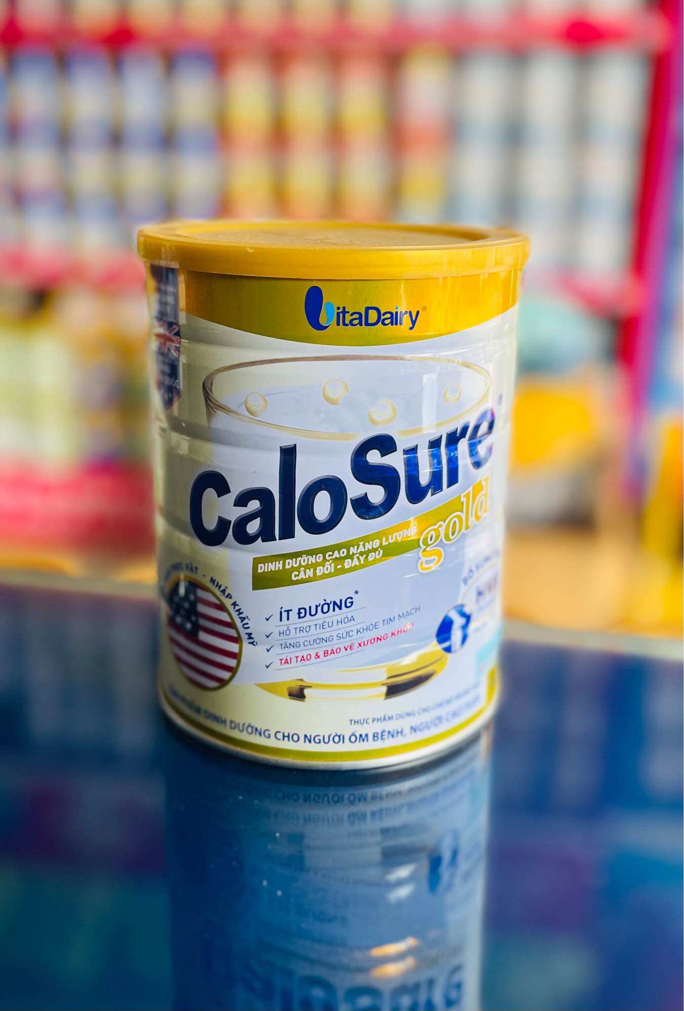 Sữa bột Calosure Gold Ít đường (900g)