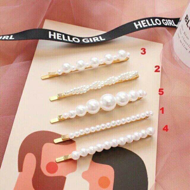 Set 5 kẹp tóc mái