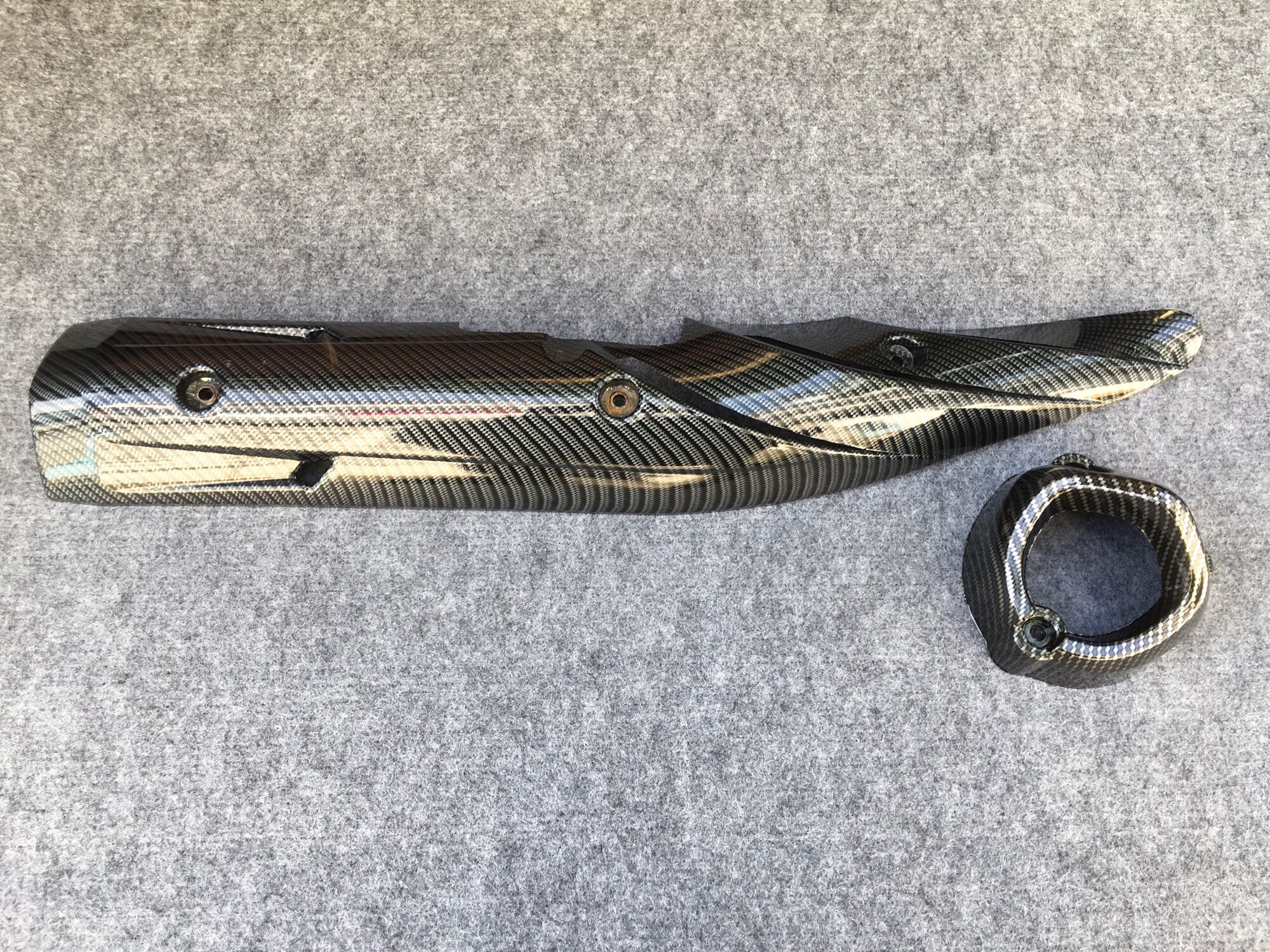Ốp pô Ex150 Carbon luôn chụp đích pô