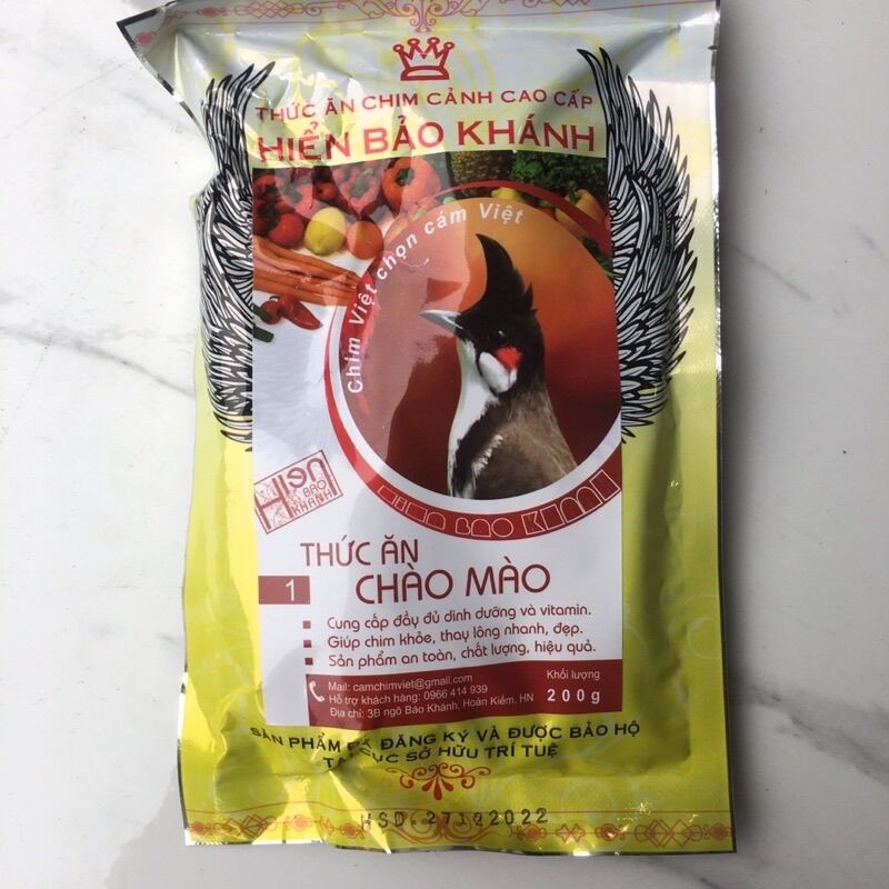 Cám chim Hiển Bảo Khánh chào mào số 1