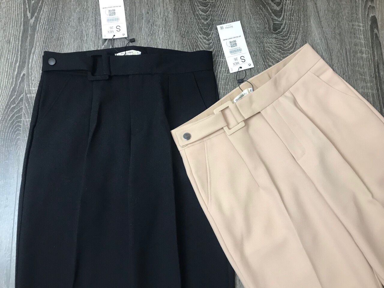 Quần Baggy Đai Vuông Cúc Bấm