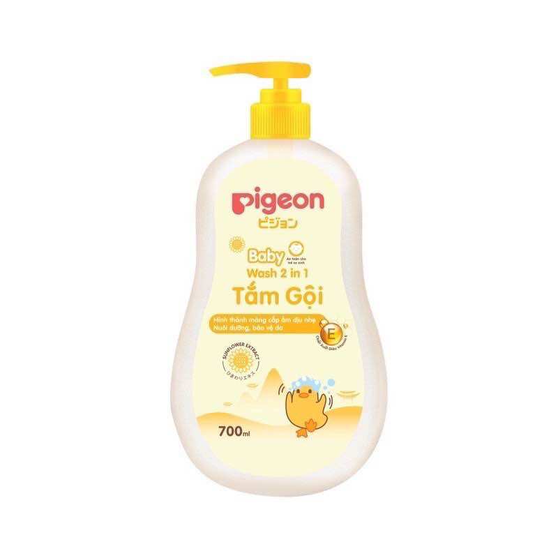 Tắm Gội Dịu Nhẹ Pigeon 700ml