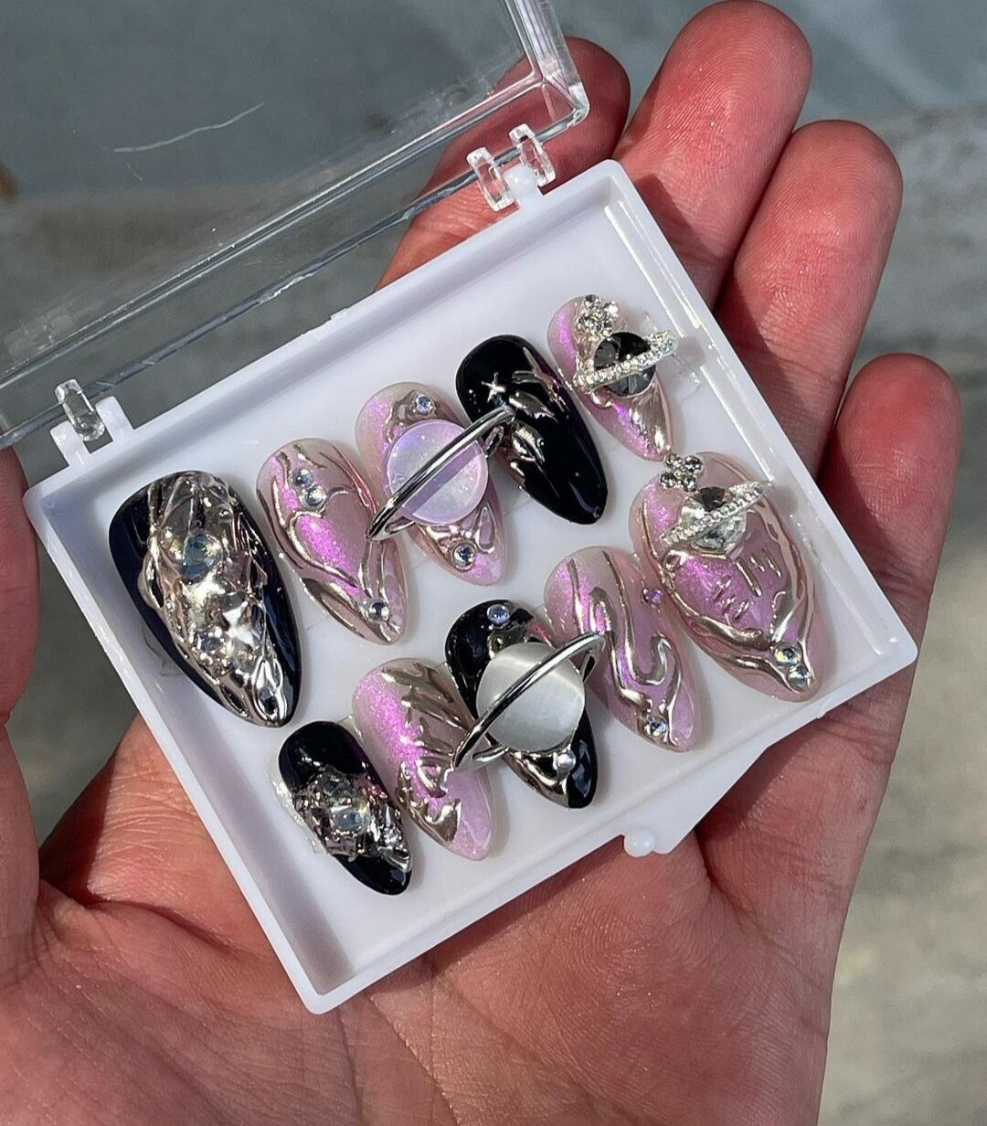 Nailbox thiết kế vẽ gel nổi - mã H9