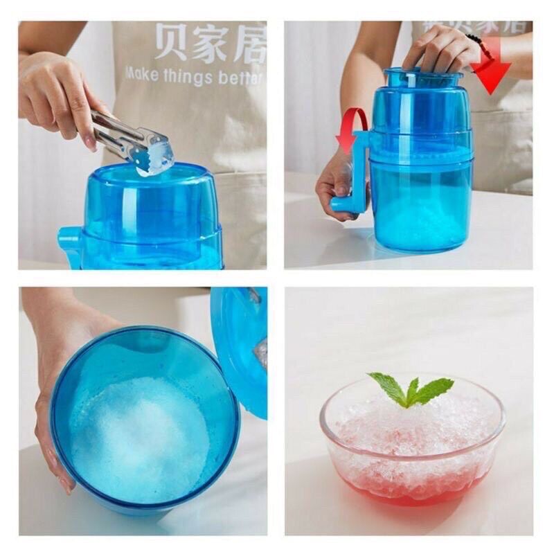 MÁY XAY ĐÁ BÀO BẰNG TAY KHÔNG DÙNG ĐIỆN