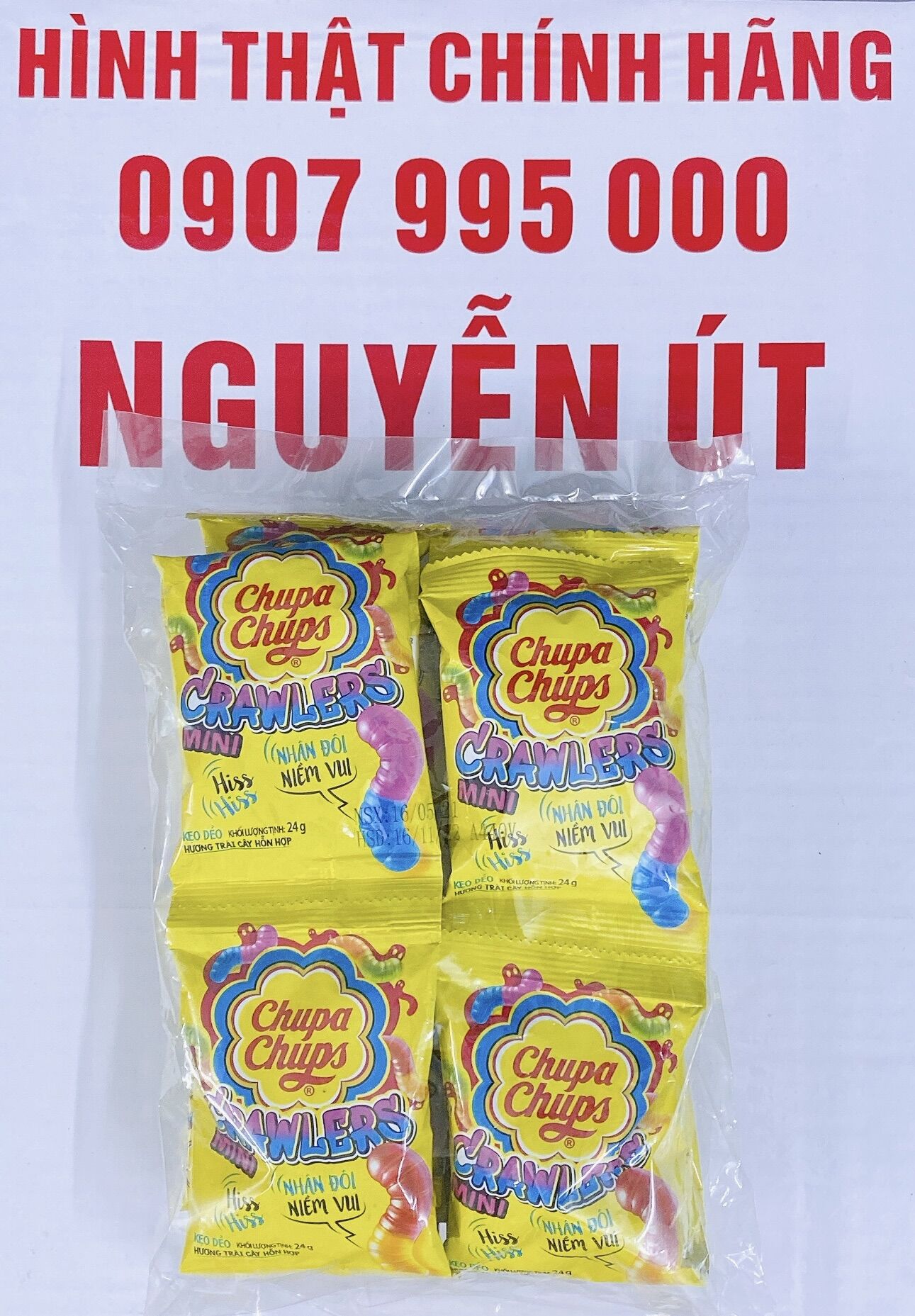 Kẹo dẽo chupa chups lốc 16 gói