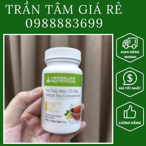 Hcm - Trà Thảo Mộc Cô Đặc Vị Chanh - Hộp 51g - Chính Hãng