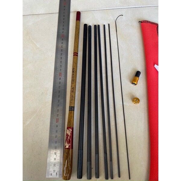 Cần 3 tấc Trúc Vàng siêu đẹp, siêu gọn