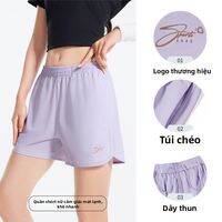 Quần short thể thao nữ Erke nhanh khô cho chạy bộ và chơi cầu lông