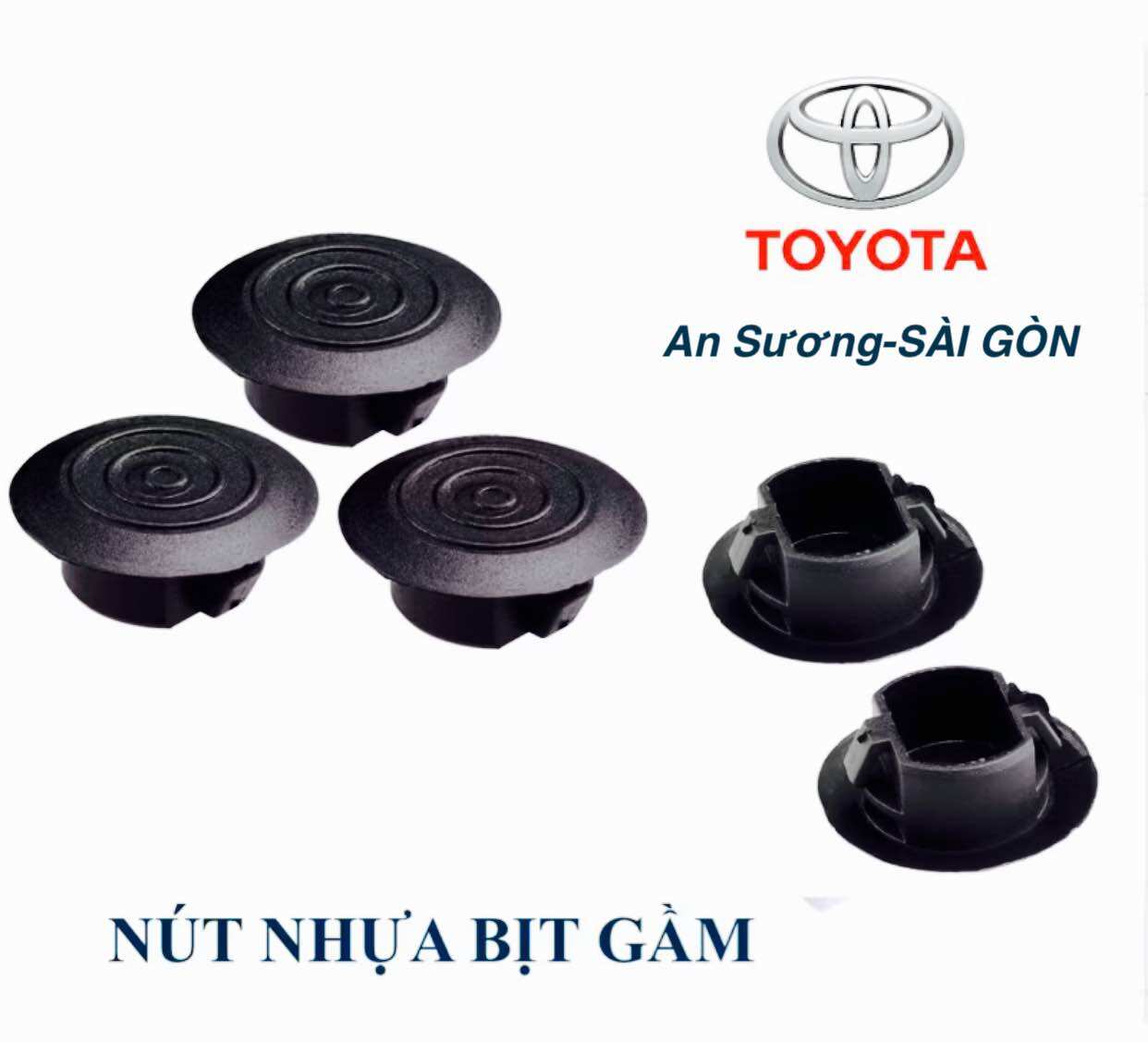 5 nút nhựa bịt gầm ô tô TOYOTA
