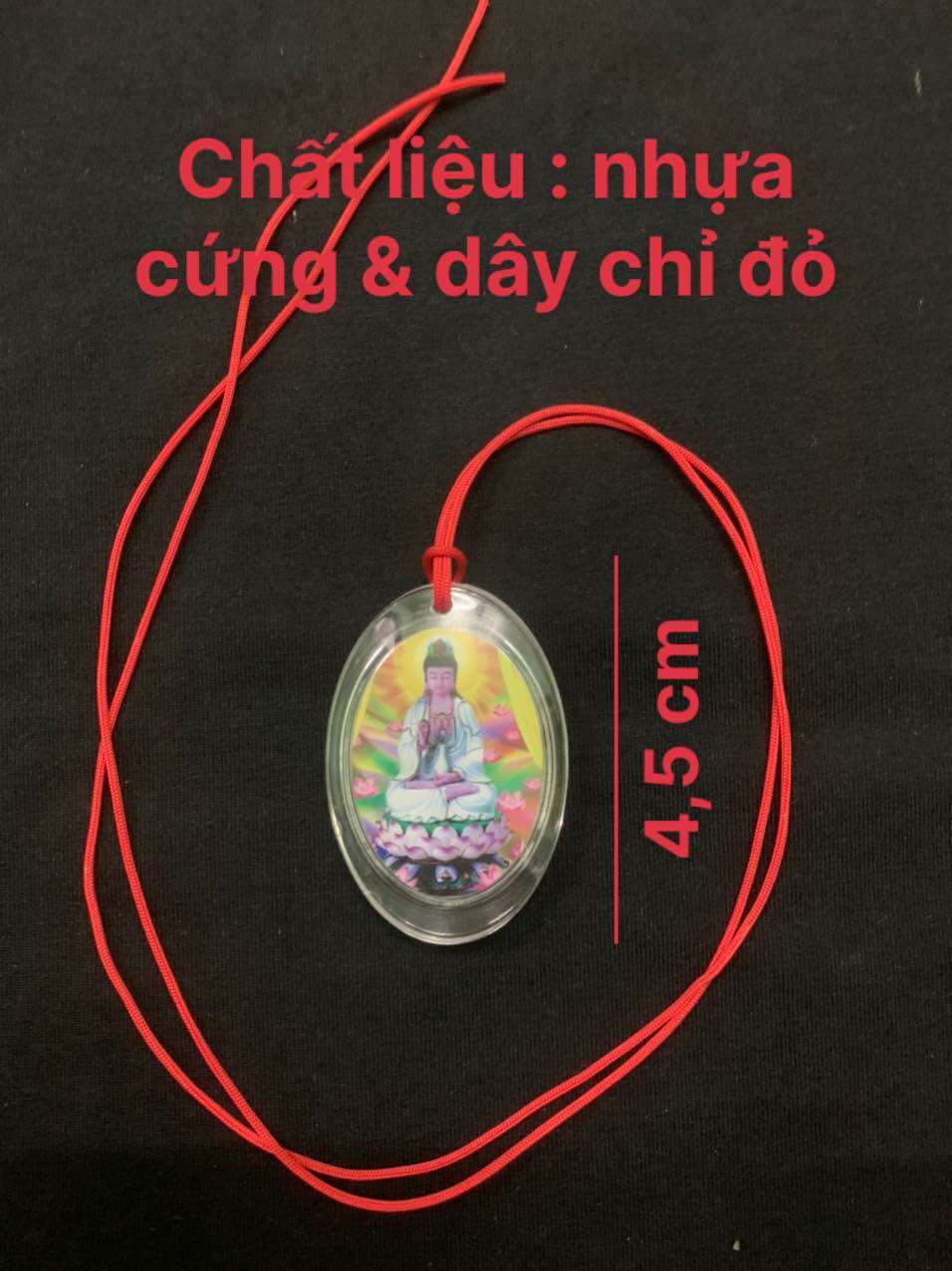 Peaceful Guanyin Buddha Necklace