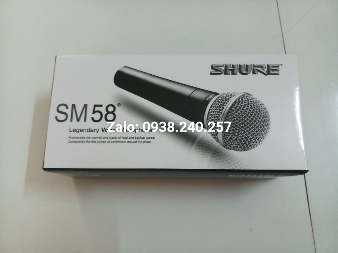 [KÈM DÂY]Micro karaoke có dây shure SM58 hát hay, hút âm