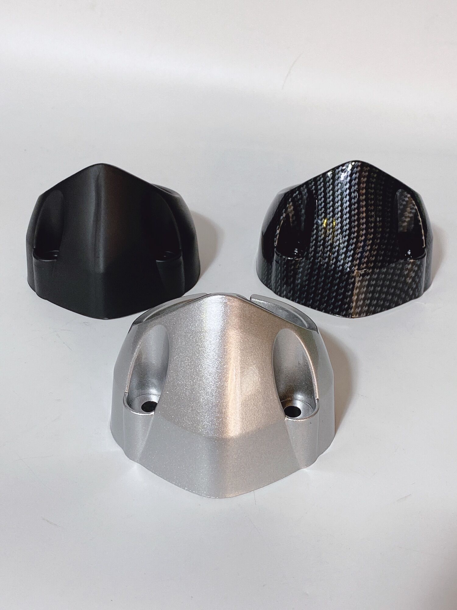 Chụp đít pô Ex150, che bô Exciter150 màu đen nhám, bạc, carbon hàng siêu đẹp