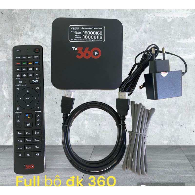 Androi Tivi box Viettel TV 360 -ROM ATV - Xem Truyền hình - Giải Trí Bóng Đá- Youtube- Miễn Phí (Hàng đẹp)- KẾT NỐI WIFI