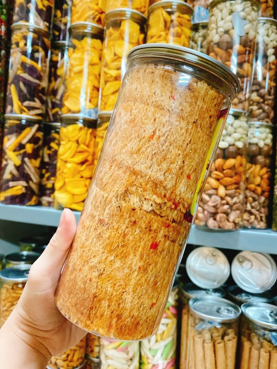 hũ pet - 200g mực cán tẩm vị