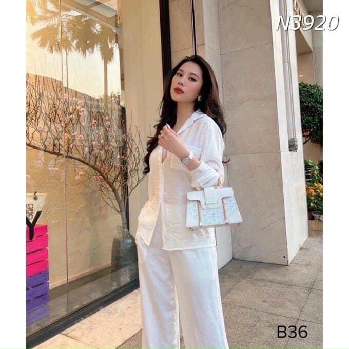 Bộ đũi sơ mi trắng cao cấp