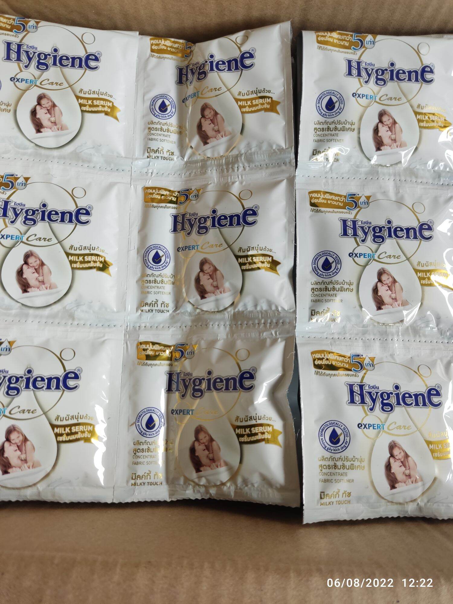 ( 120 gói) nước xả hygiene đậm đặc thái lan màu trắng