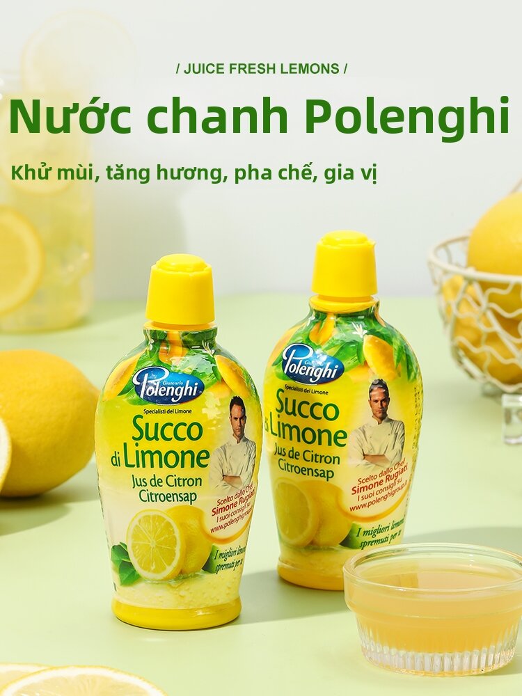 WHITE ISLAND | Nước Cốt Chanh Tươi Tập Trung cho Nấu Ăn, Nướng và Pha Chế