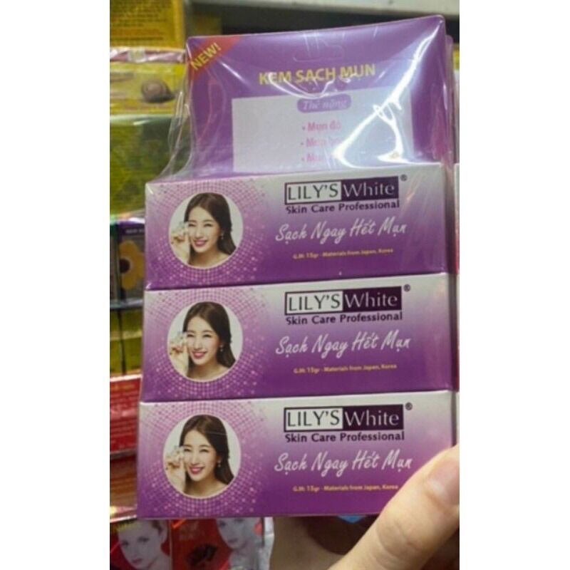 [HCM]Kem Sạch Mụn Lily’s white thể nặng