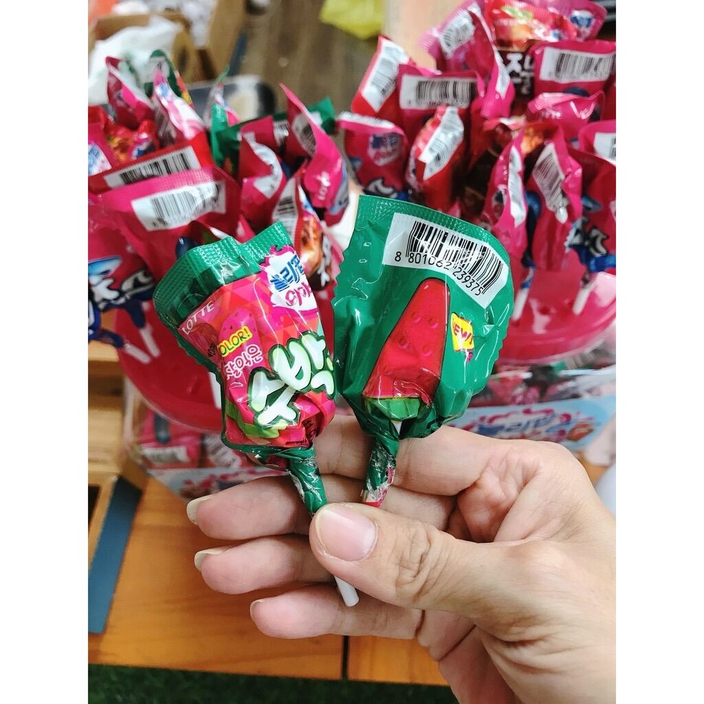 [Lẻ 1 chiếc] Kẹo que mút Lotte Hàn Quốc