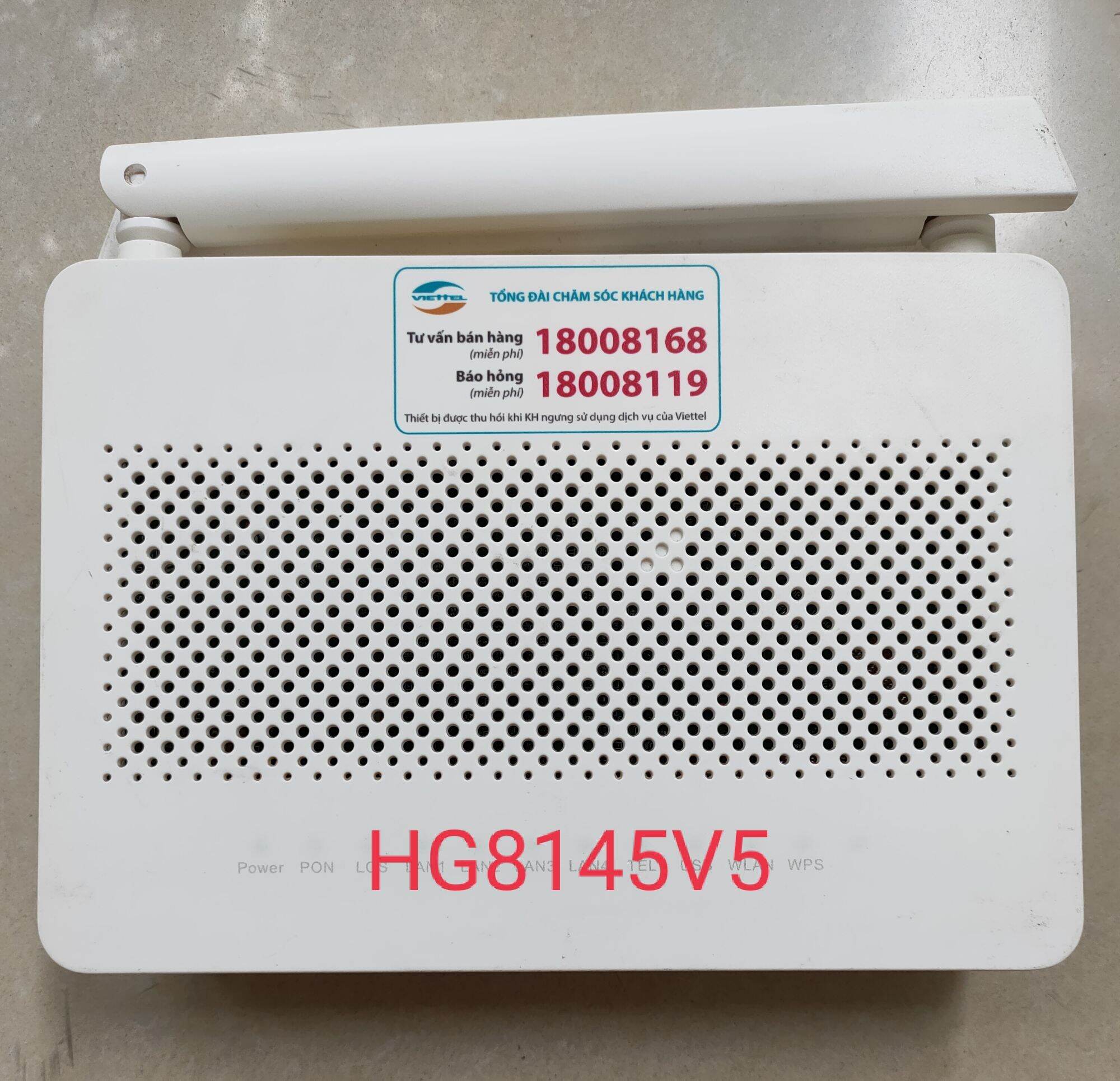 Modem GPON Viettel Huawei HG8145V5 phát wifi 2 băng tần chuẩn GPON, dùng làm Bridge Mode hoặc làm converter