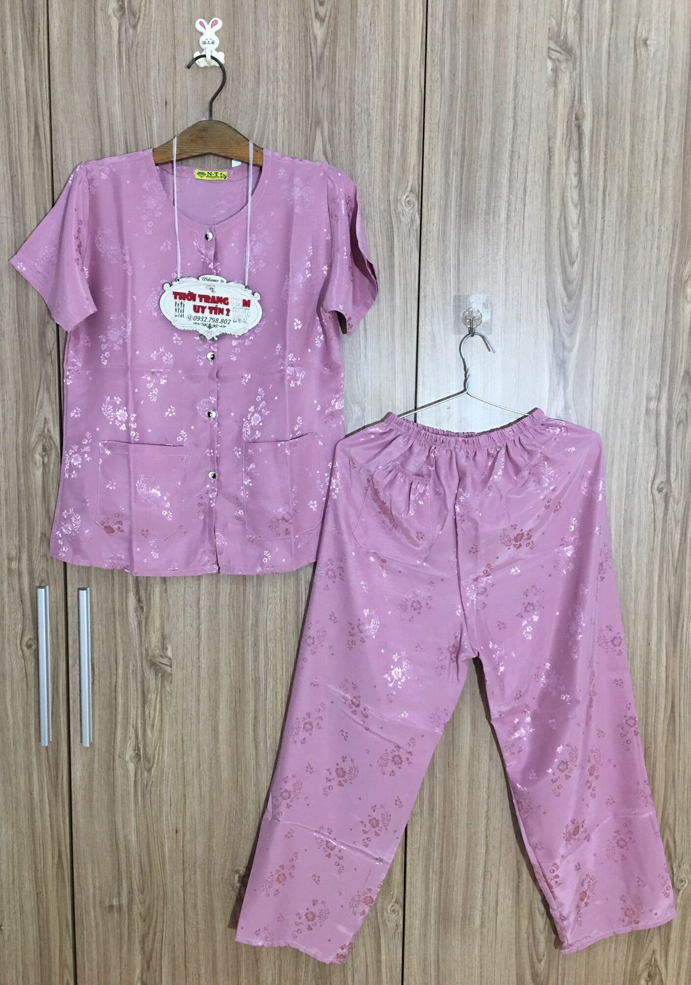 ĐỒ BỘ PHI BÓNG TAY NGẮN CHO MẸ,CHO BÀ, ĐỒ BỘ BÀ BA