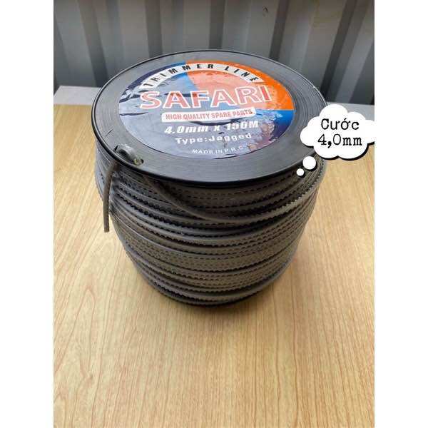 Cước cắt cỏ vuông gai safari nhật bản, cước vụt cỏ 4.0mm -3.5mm -3.0mm