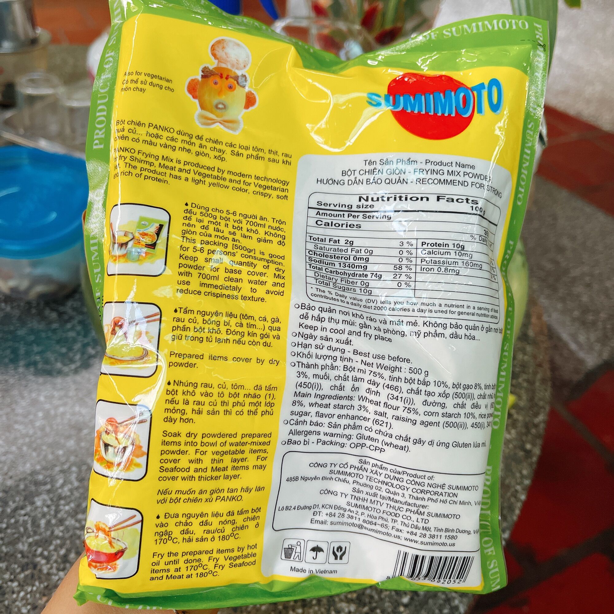 Bột chiên giòn Panko 500gram