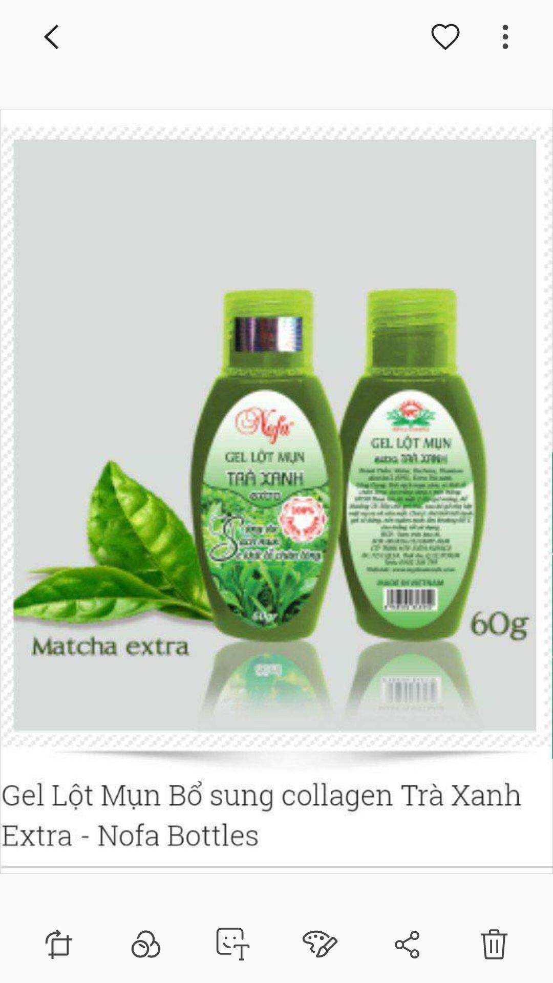 COMBO 2 GEL LỘT MỤN TRÀ XANH COLAGHEN EXTRA NOFA