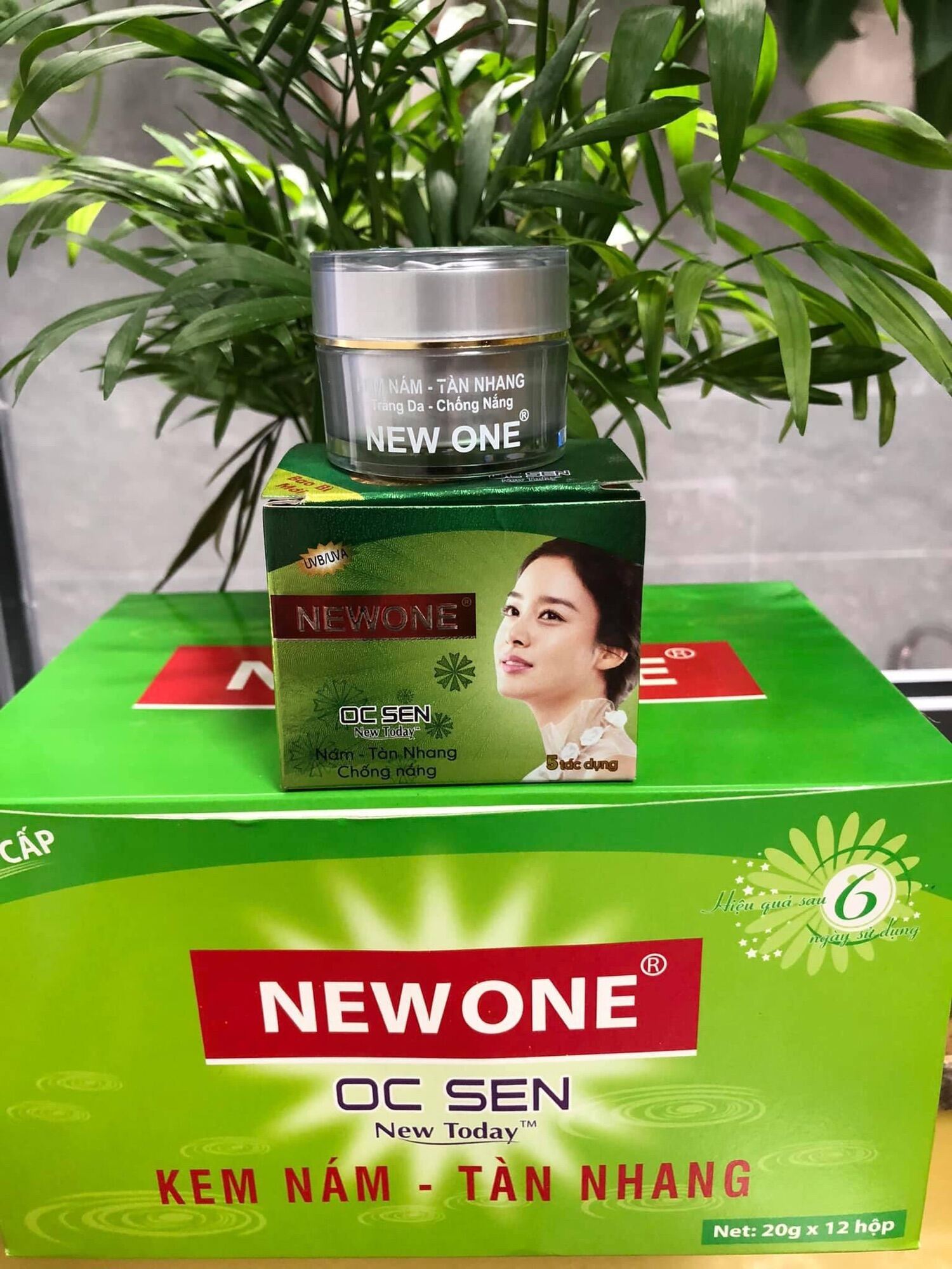 Kem New One Dưỡng Trắng Da Ngừa Nám Tàn Nhang 10G