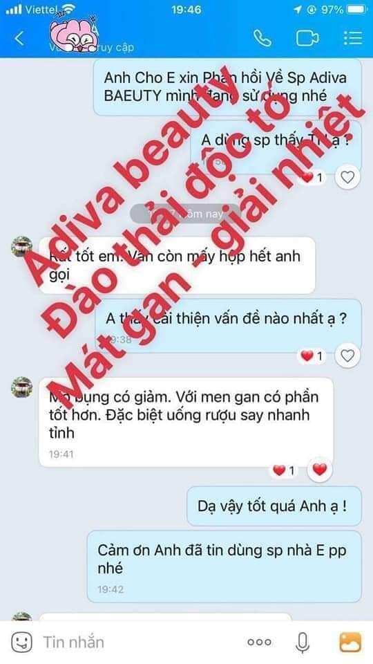 Combo 3 Hộp Thải Độc Adiva Beauty G24