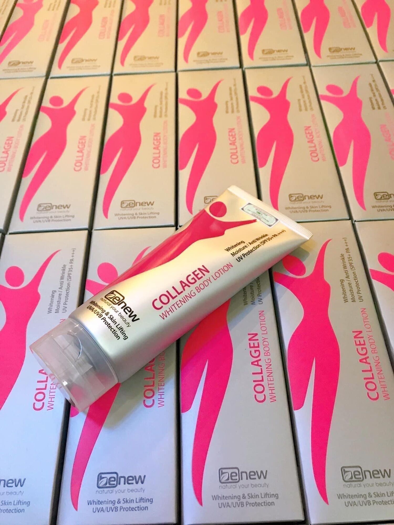 Kem Dưỡng Thể Trắng Da Toàn Thân Body Collagen Benew Hàn quốc 200ml/Hộp