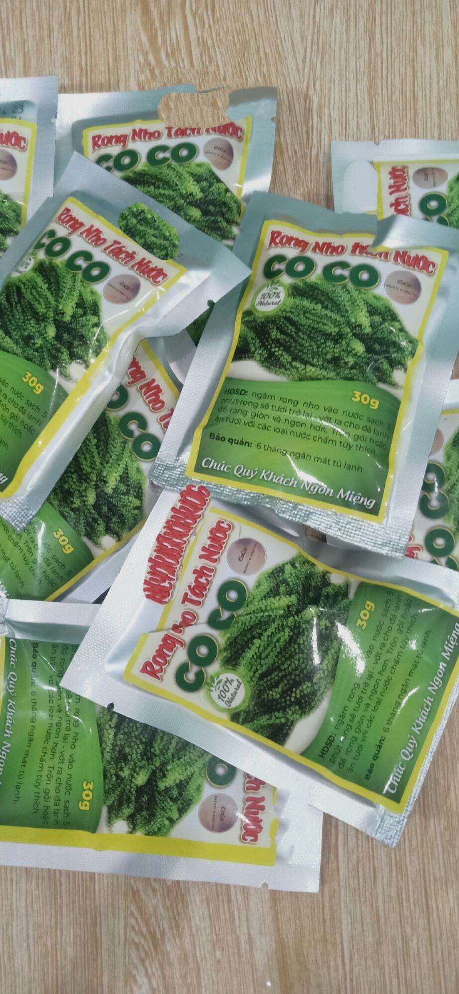 Rong Nho CoCo 100gram + Sốt