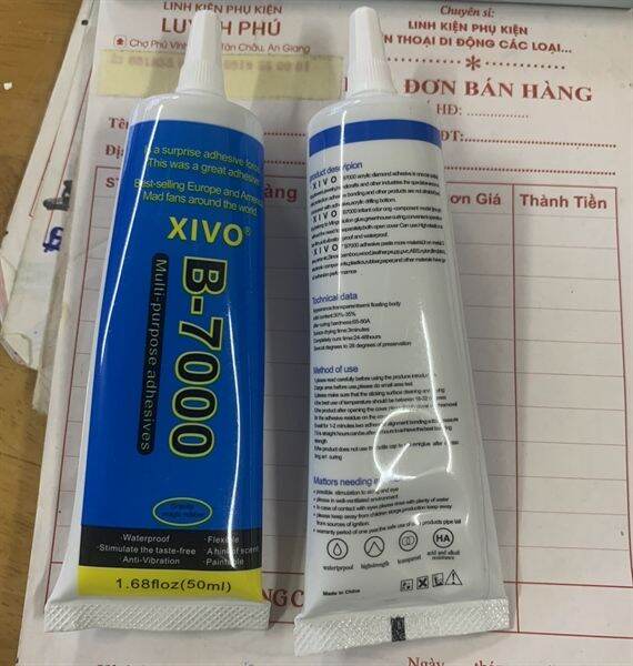 Keo dán màn hình b7000 t7000 ɡel đen ɡel trắng 50ml
