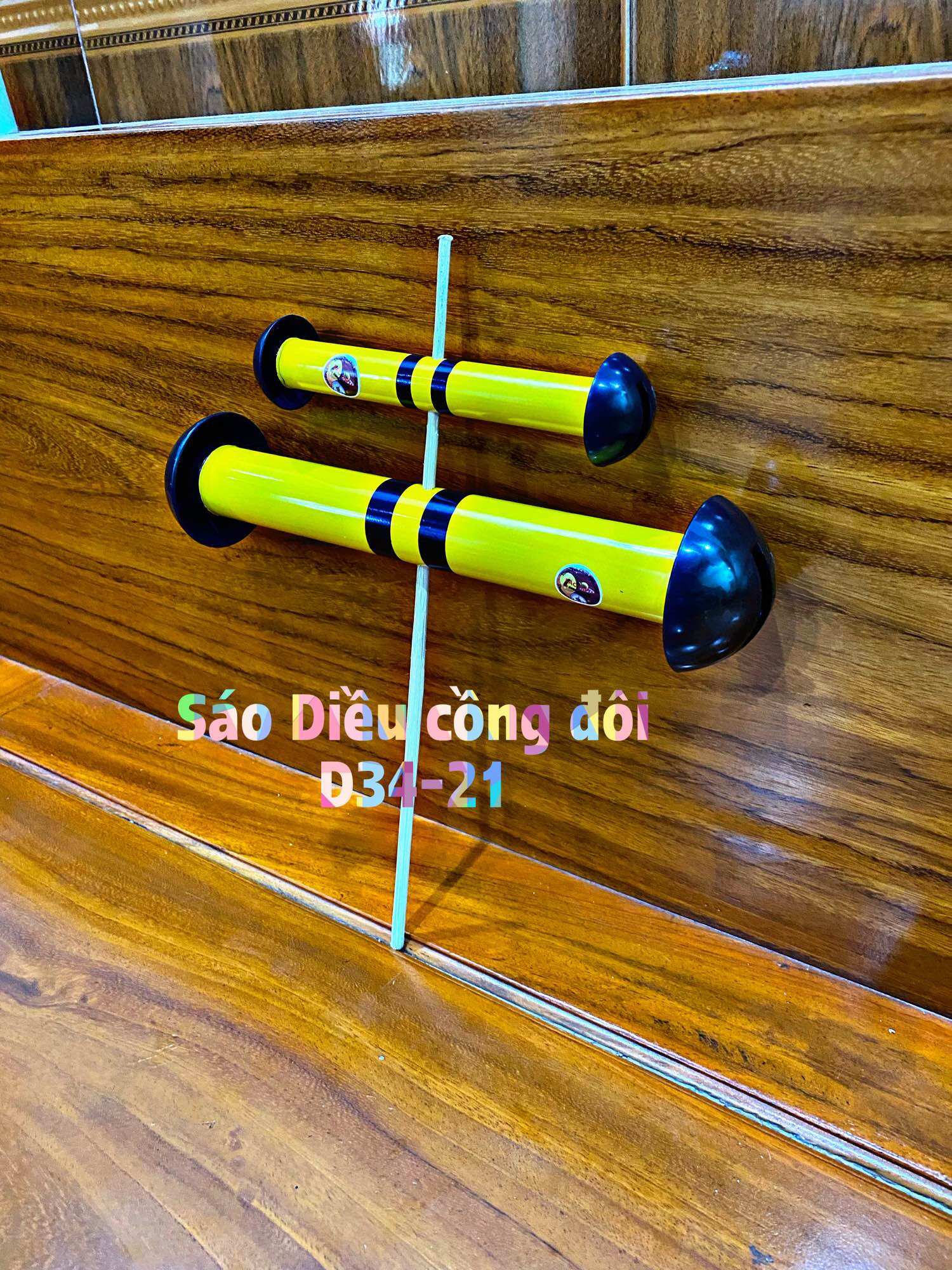Sáo diều đôi D34-21 phù hợp tương thích với các loại Diều sáo từ 1,4m trở lên