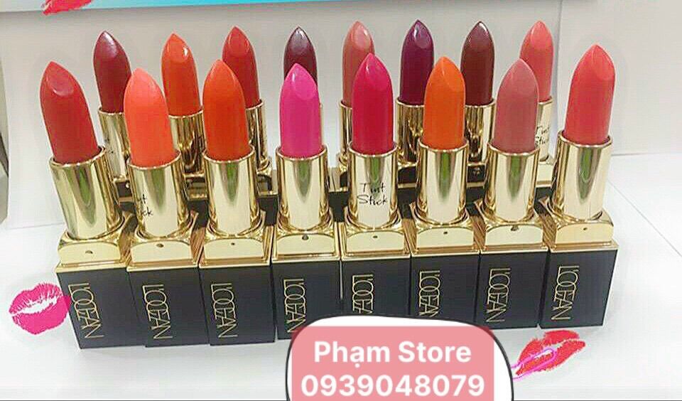 Son môi L’ocean 2 in 1 chính hãng bền màu và dưỡng môi dạng thỏi