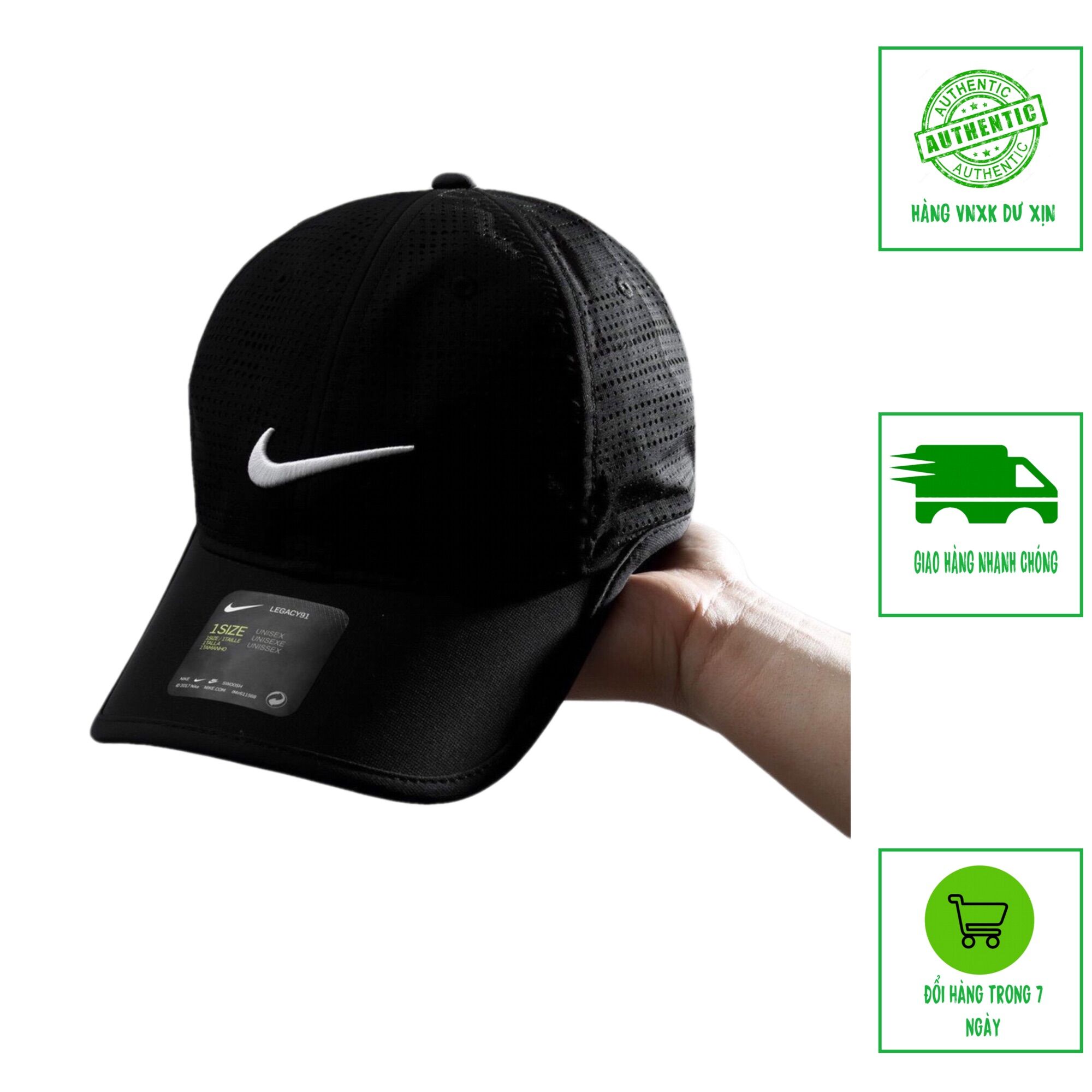 Nón Nike Màu Đen Dư Xịn VNXK