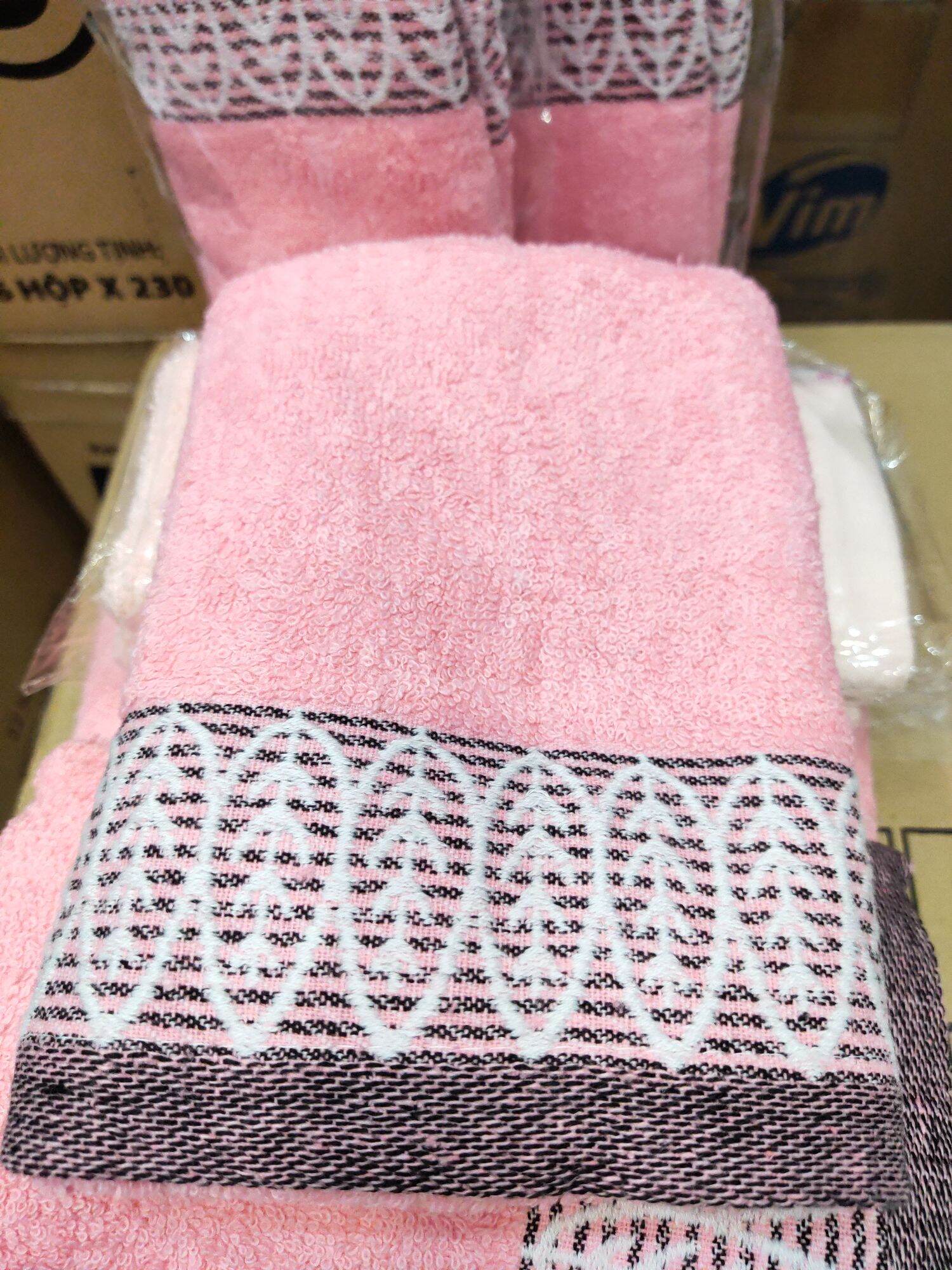 Khăn Bông sợi cotton (35cm x70cm)