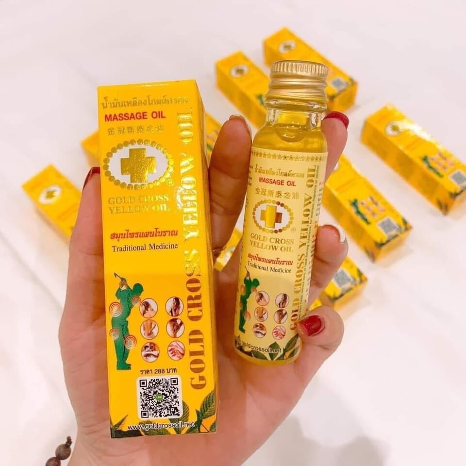 Dầu thập tự vàng Gold Cross Yellow Oil Thái Lan